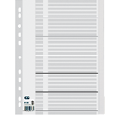 Elba Tauenregister, blanko/02430 297x230mm weiss Tauenpapier 100 g/qm Inh.31-teilig
