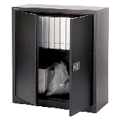 Light Flügeltürenschrank/E402A01433 H1000xB914xT400 cm schwarz Stahl