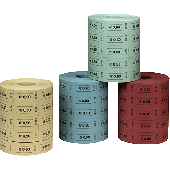 Herlitz Wertmarken €0,50 /10733350 blau/rot/gelb/grün Inh.5x1.000