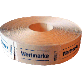 Herlitz Wertmarken neutral/791830 blau/rot/gelb/grün Inh.5x1.000