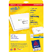 Avery Zweckform Inkjet-Etiketten/J8177-25 99,1x42,3 mm weiß spezialbeschichtet Inh.300