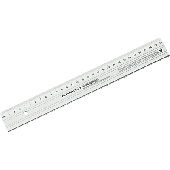 Rumold Schneide-Lineale/639/30 30 cm silber Aluminium