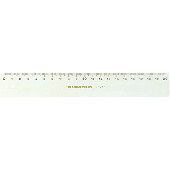 Rumold Büro- und Technikerlineale/FL47-30 30 cm transparent Plexiglas