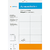 Herma Adressetiketten/4441 70 x 42 mm weiß 20 Blatt Inh.420