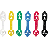 Laurel Briefknöpfe/0282-95 30/38 x 8 mm sortiert Plastik (PE) Inh.100
