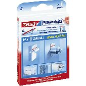 Tesa Powerstrips small/57550-00014-00 weiß Inh.14 Strips