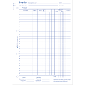 Zweckform Inventurbuch/1101 DIN A4 hoch weiß Inh.50 Blatt