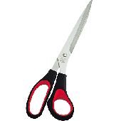 WEDO Schere Universal 25,5 cm/97610 schwarz/rot