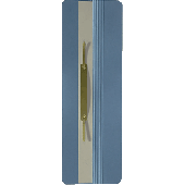 Elba Ösenschmalhefter/26450BL für DIN A4 blau Manilakarton (RC) 250 g/m²