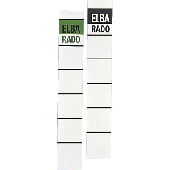 Elba Einsteckrückenschilder/04214WE weiß Karton (RC) 240 g/qm 10414 Inh.10