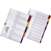 Pagna Mylar-Register/31001-08 weiß 10-teilig