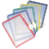 Tarifold Drehzapfentafeln A4/114009 A4  sortiert PVC Inh.10