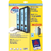 Avery Zweckform Ordnerrücken-Etiketten schmal/lang/L4749-20 blau Inh.100