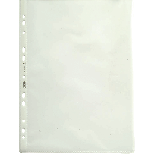 Elba Prospekthüllen/71412FL DIN A4 transparent PP, geprägt 120 my Inh.100