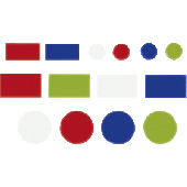 Franken Magnetsysmbole MKS03/MKS 03 dunkelblau