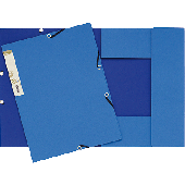 Exacompta Eckspannmappe A4 Forever Bicolour/56982E DIN A4 dunkelblau/hellblau 380 g/qm
