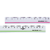 Rumold Schul- und Bürolineal/937015 15 cm silber Aluminium
