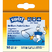 Swirl Brillenputztücher/4006508177325 14 x 12,5 cm weiß Inh.30
