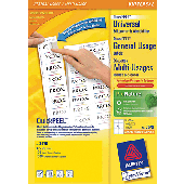Avery Zweckform Universal-Etiketten/3679 97x55 mm weiß Namens-Etiketten Inh.1000