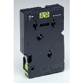 Brother Schriftbandkassetten TC/TCC01 12mm signal gelb/schw.