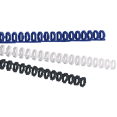 ibico Binderücken ibiclick/388002E A4 weiß 8mm 45 Blatt Inh.50