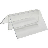 Deflecto Prospekt/Menü-Halter /DEM100YTCRY 100 x 80 x 38 mm glasklar Menü-Clip 100x80x38 mm
