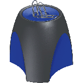 HAN Klammernspender DELTA/1752-34 95 x 95 x 88 mm schwarz/blau