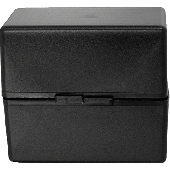M&M Karteikästen/66040301SP A7 / 112x64x97 mm schwarz leer