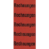 Inhaltsschilder Selbstklebend/05896 Rechnungen Inh.100