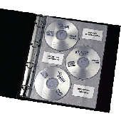 Veloflex CD/DVD-Prospektüllen A4/4359005 PVC Inh.10