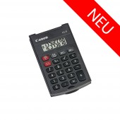 Canon AS-8 Taschenrechner 8 Stellen Batterie dunkelgrau