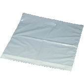 Papstar Tragetasche /12379 44x36x4cm weiß LDPE Inh.100