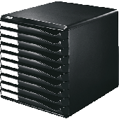 Leitz Bürobox /5294-00-95 291x190x352mm schwarz 10 Schübe