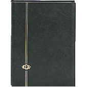 Exacompta Briefmarkenalbum/26141E schwarz