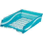 Bene Briefkorb/60100 blautransparent A4-C4