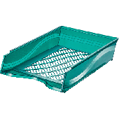 Bene Briefkorb/60100 grünmetallic A4-C4