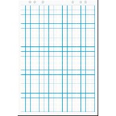 Officeline Flipchart Block holzfrei/42465 karriert Inh.5