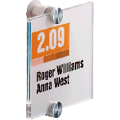 Durable CRYSTAL SIGN 105x105mm/4820-19 farblos