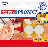 Tesa Filzgleiter, rund, weiß, Ø22mm/57893-00000-00 22 mm Inh.12