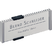 Durable Türschild 148,5x52mm/4800-23 149x52,5mm silber
