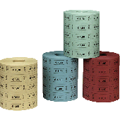 Herlitz Wertmarken €1 /10733368 blau/rot/gelb/grün Inh.5x1.000