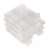 helit 3er-Briefablage, ausziehbar, transparent