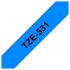 Brother TZe-531 Schriftband 12mm x 8m, schwarz auf blau, selbstklebend