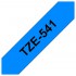 Brother TZe-541 Schriftband 18mm x 8m, schwarz auf blau, selbstklebend