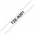 Brother TZe-N201 Schriftband, schwarz auf weiss 3,5mm x 8m unlaminiert